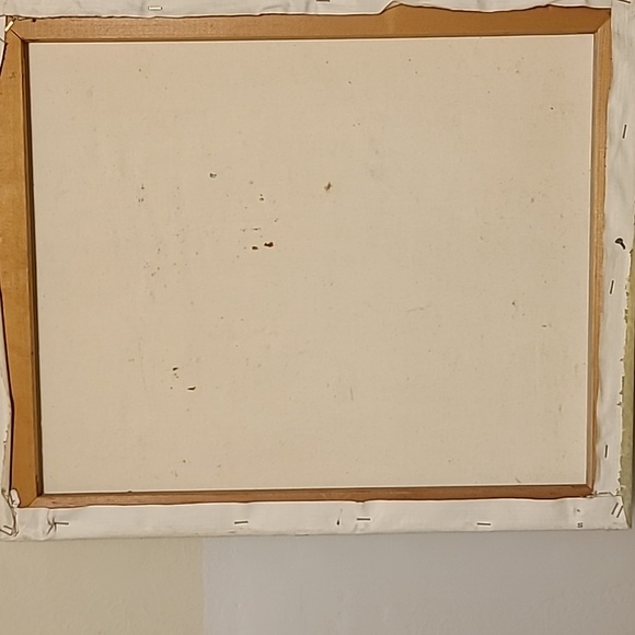 B. Bradbury Signed Circus Clown Oil Painting on Canvas 24"x20" Home/Kids Room - Picture 9 of 9